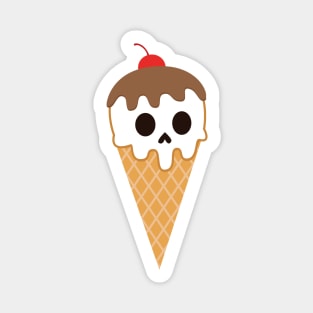 Death cream cones Sticker